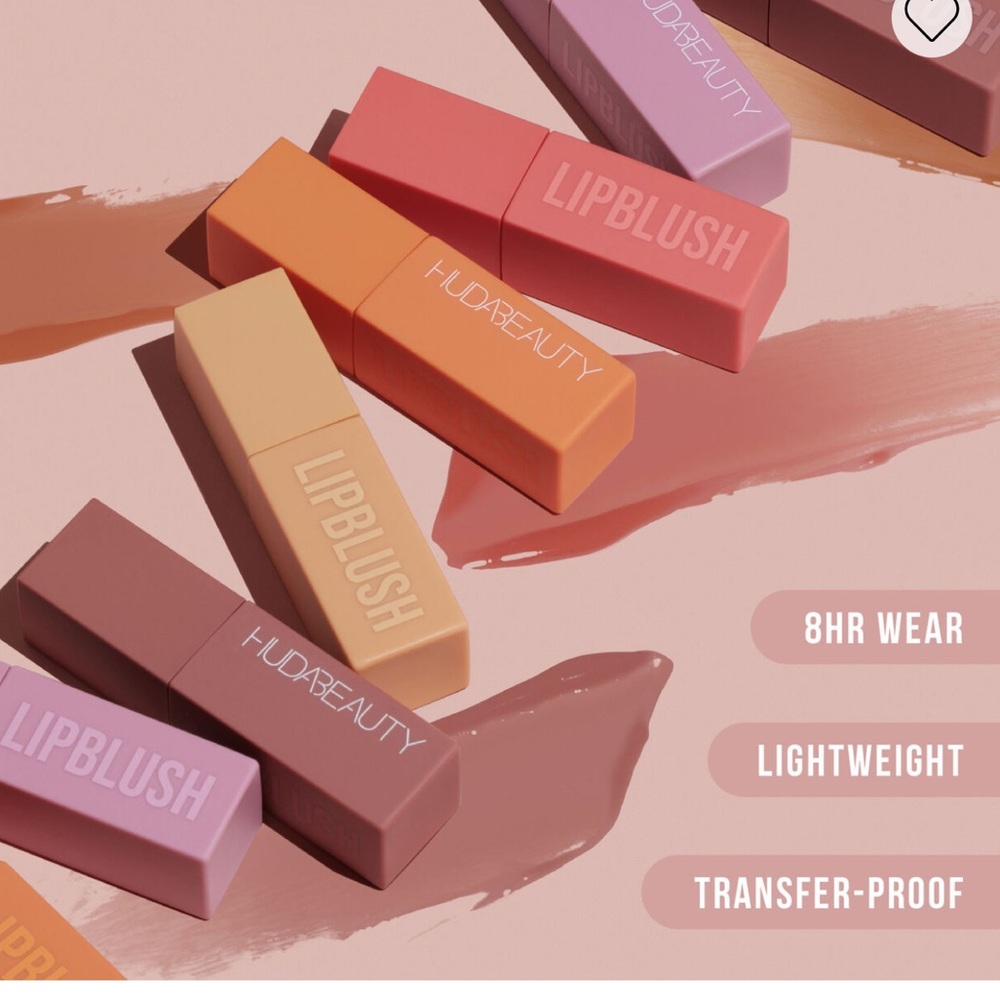 Huda Beauty Lip Blush Lip & Cheek Stain Apricot, Berry, Coral, Peachy or Rosy 💋